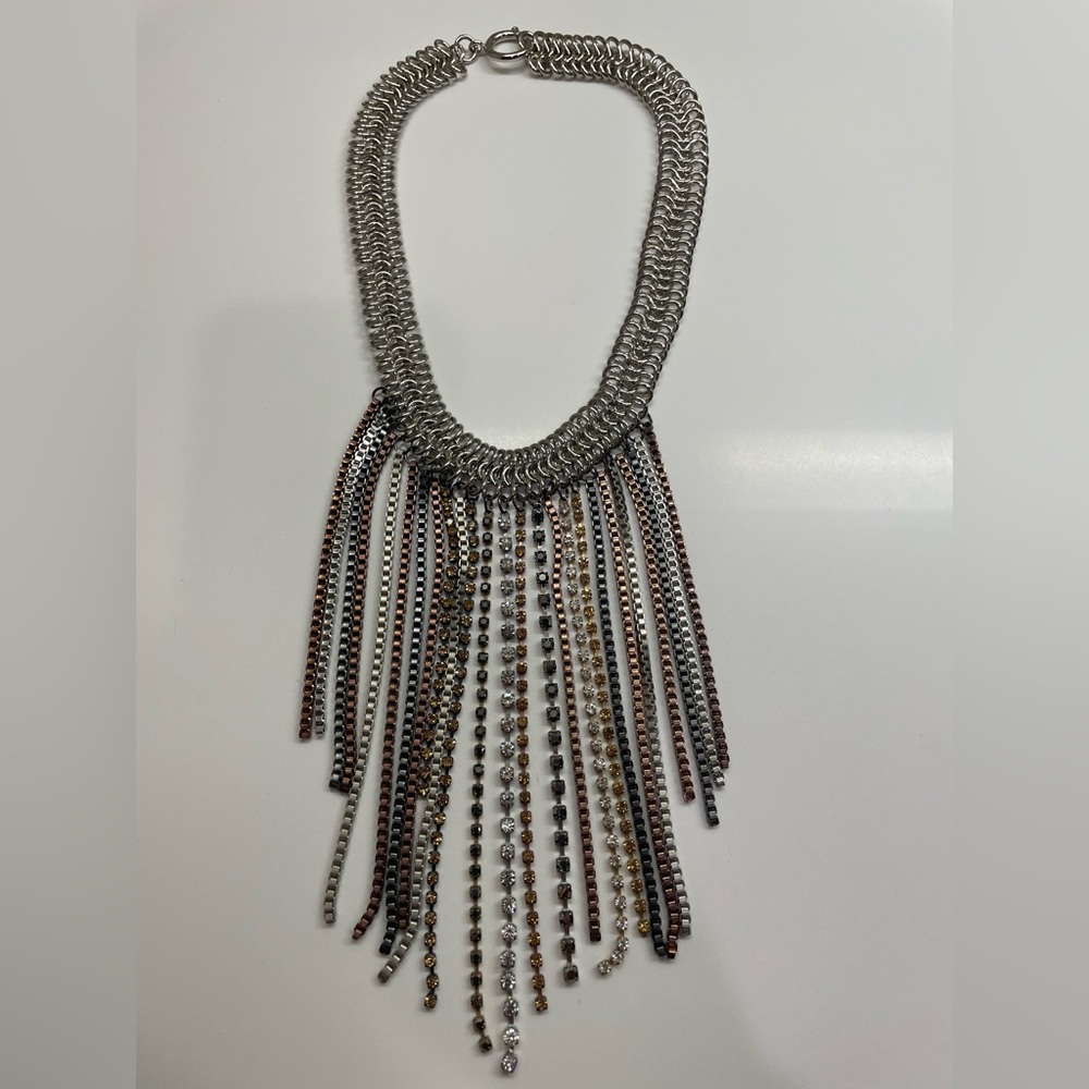 Elegant Multi-color Chain Necklace